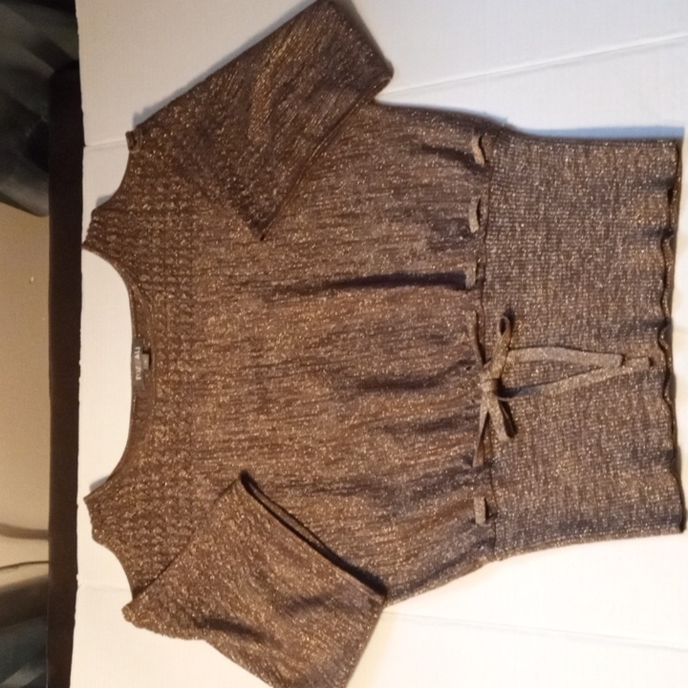 Roz & Ali ladies fall " cold shoulder" style sweater